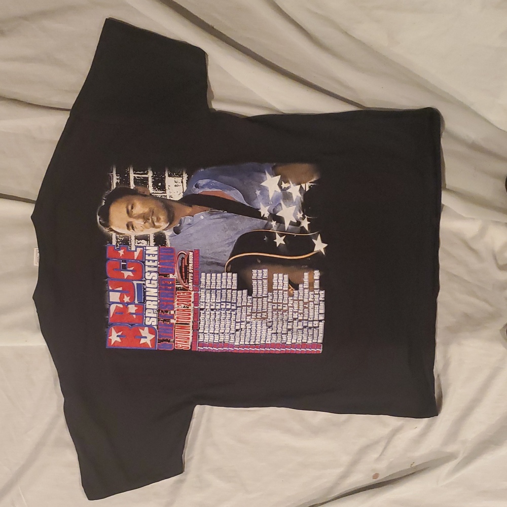 Vintage BRUCE SPRINGSTEIN Fenway Boston Shirt XL 2003 Tour - Picture 3 of 4